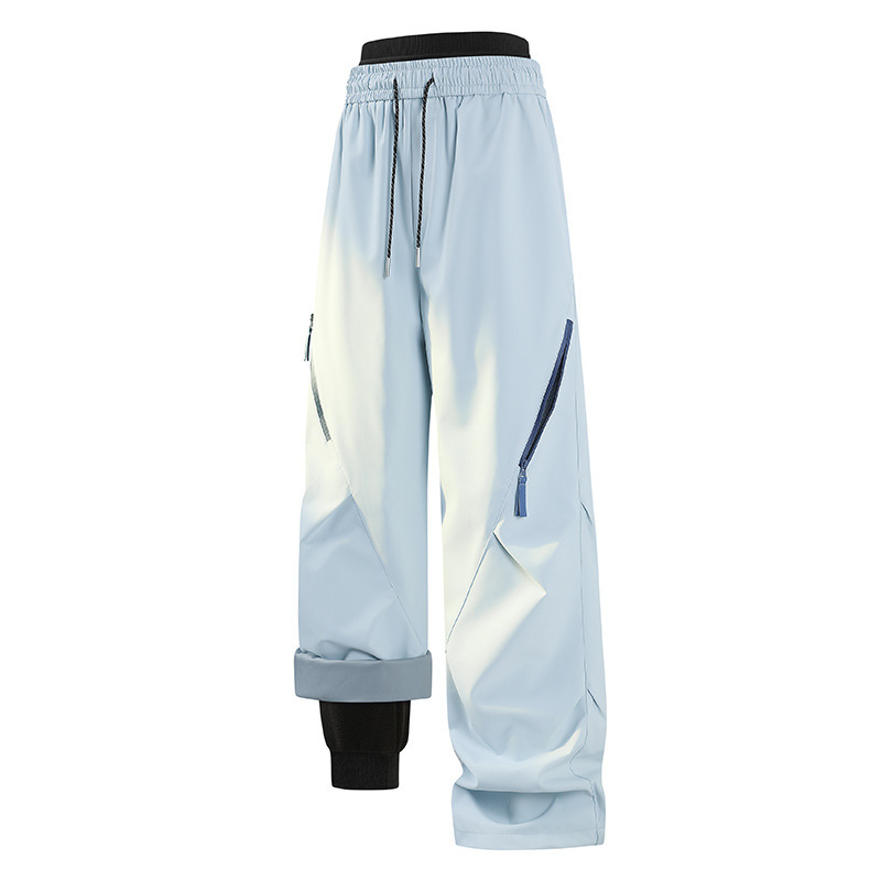 Men's ski pants are windproof, waterproof, warm, and thickened for outdoor sports; they are three-in-one detachable and suitable for women in winter