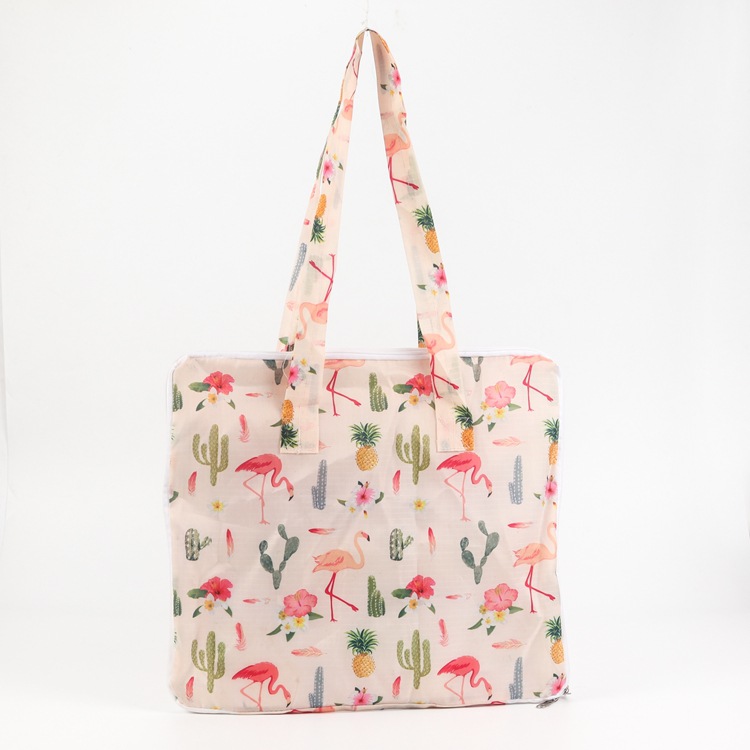 热升华旅行收纳拉链手提包涤纶210d服装外袋手提袋家纺包装印logo