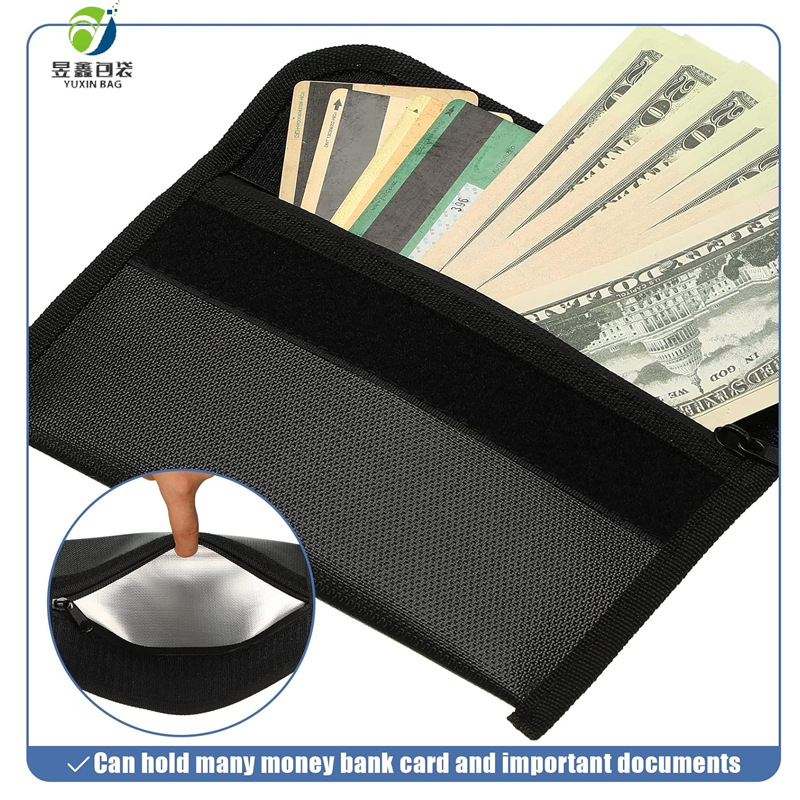 防火防水拉链钱包袋文件袋