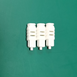 F05 Fiber Optic Connector Toslink Audio Fiber Optic Connector White Double Lock Sheet Plastic Fiber Head