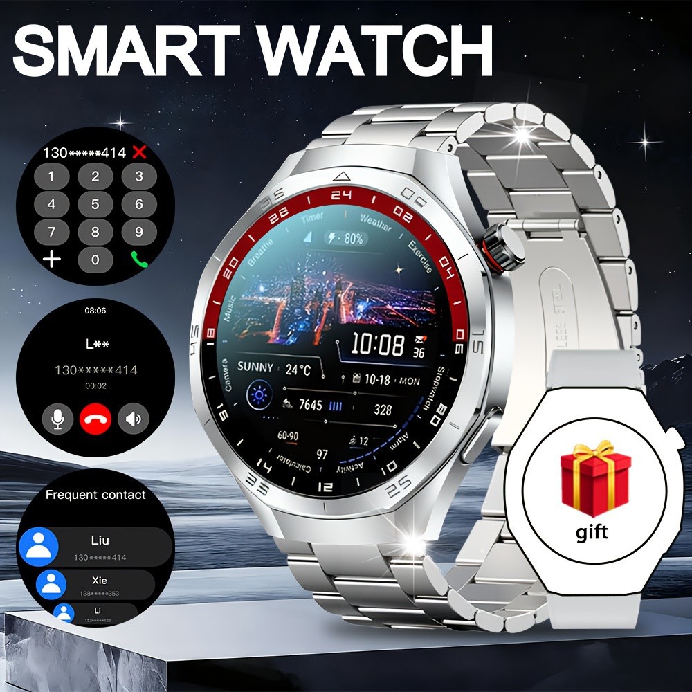 Montre connectée gt5 pro avec cardiofréquencemètre et bluetooth_voghion.com