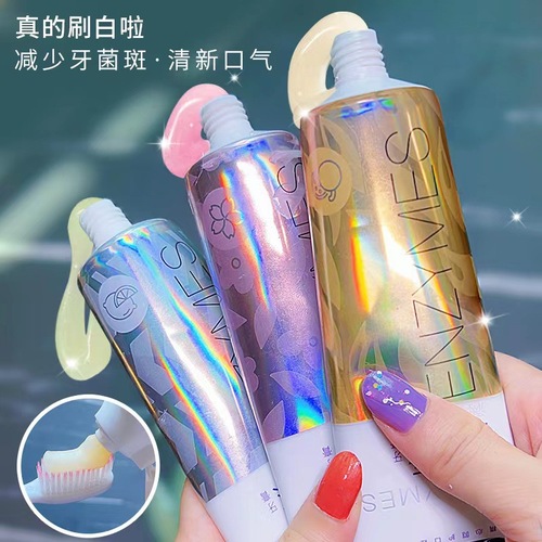 Toothpaste manufacturer enzyme brightening star sand cherry fresh lemon enzyme toothpaste whitening fresh breath dropshipping