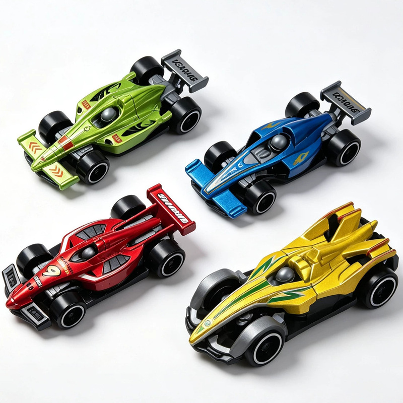 F1 alloy sliding racing car 1:64 model alloy car claw machine premium toy keychain pendant wholesale