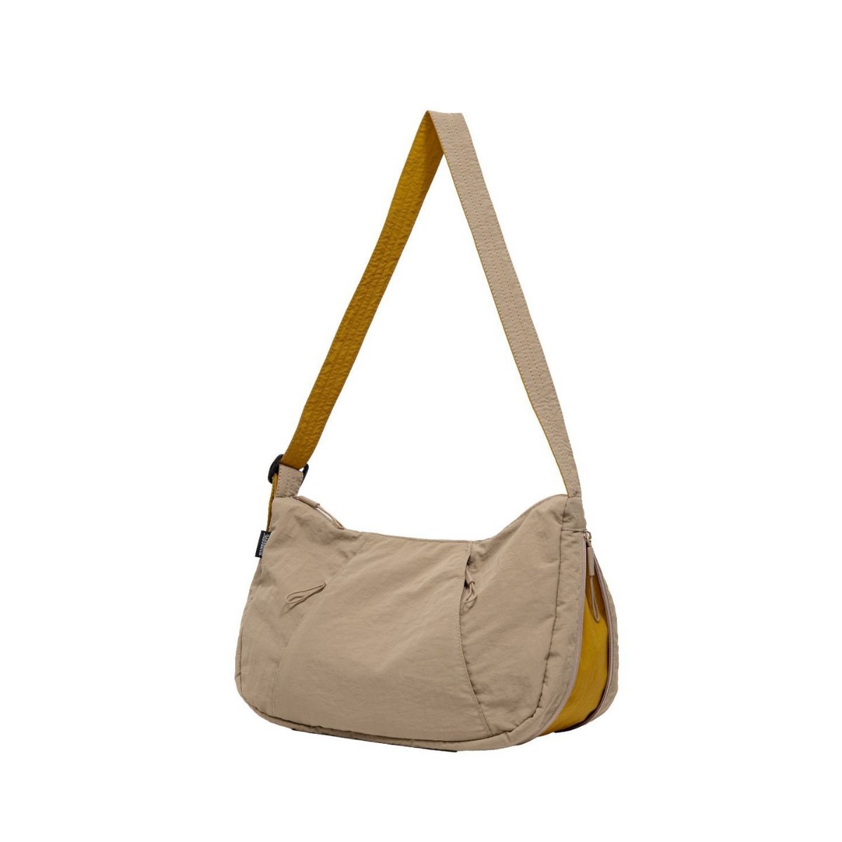 Cross-Border Minimalist Nylon Large Capacity Crossbody Bag For Women, Casual Color-Block Dumpling Bag, Lightweight Commuter Shoulder Bag - Thumbnail 5