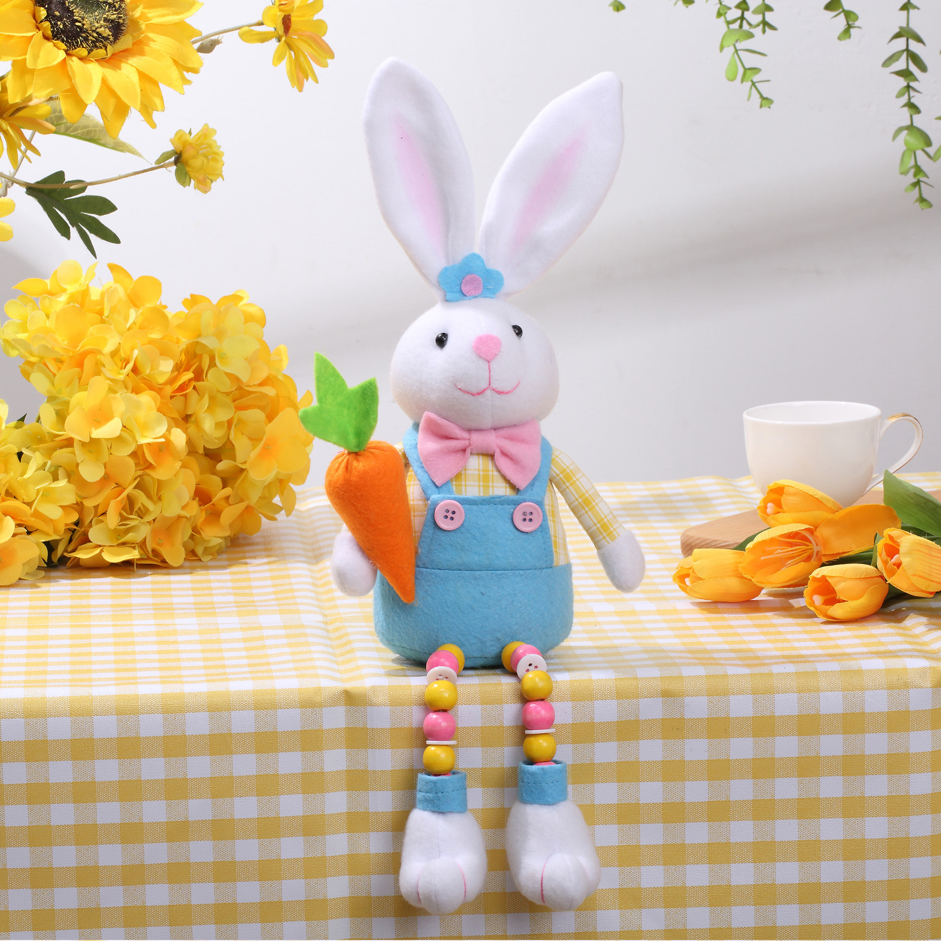 Christmas Pastoral Rabbit Nonwoven Festival Decorative Props display picture 3