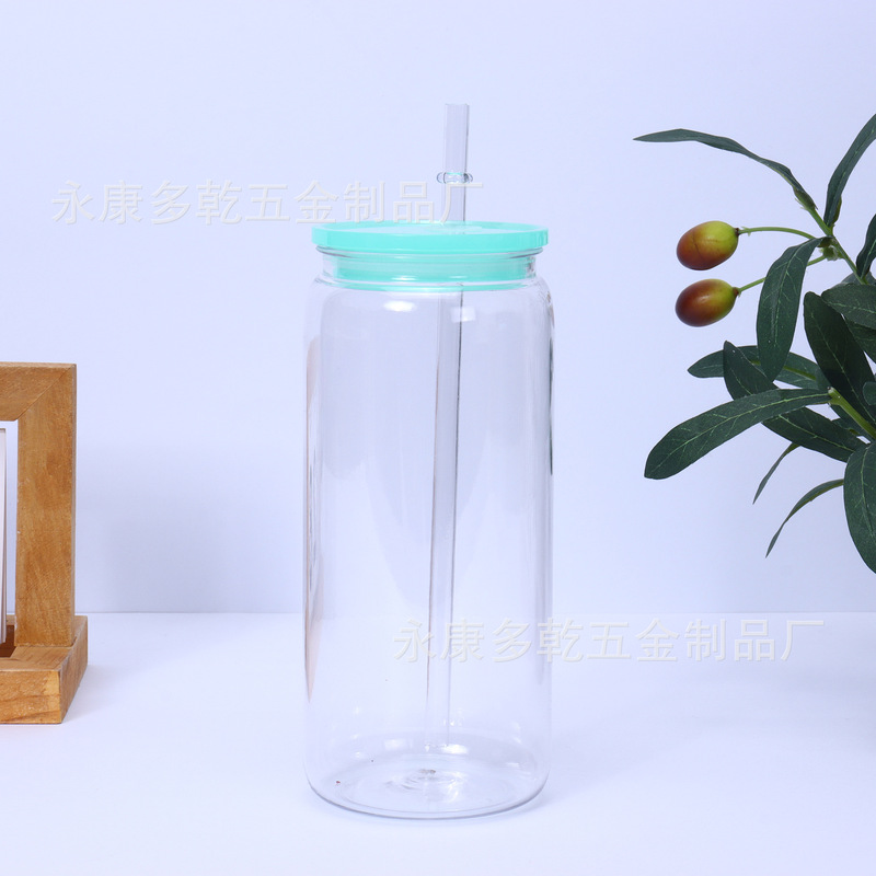 新品16オンスカラープラスチックメイソンカップカラーゼリースノーボールカップストローカップ20オンス二重プラスチックカップ|undefined
