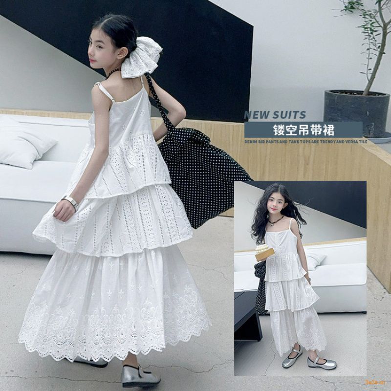 High-Quality Original Large Quantity Ready-Made Hollow Three-Layer Suspender Dress