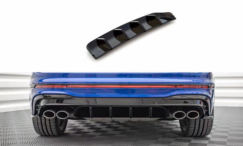 Suitable for Tiguan R rear spoiler Tiguan R rear lip spoiler MD rear air knife small enclosing rear bumper air knife