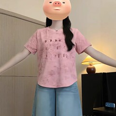 大きいサイズのデザインスパンコール文字刺繍半袖Tシャツ女性用夏の新しいファットmmピンク年齢を減らす多用途トップ