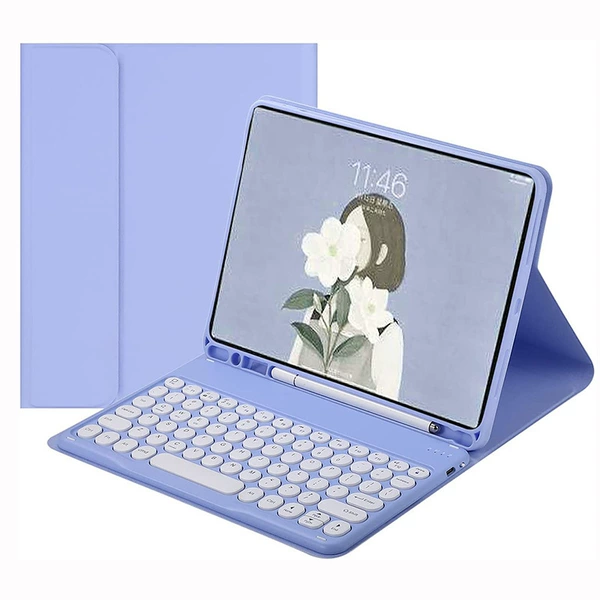 Purple keyboard, bluetooth