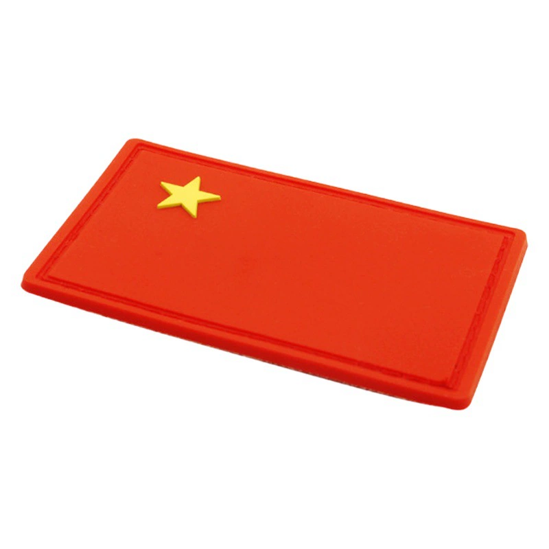 ПВХ мягкий клей флаг повязка на липучке аксессуары для шлема кожаная этикетка вышивка наклейка в наличии оптовая продажа