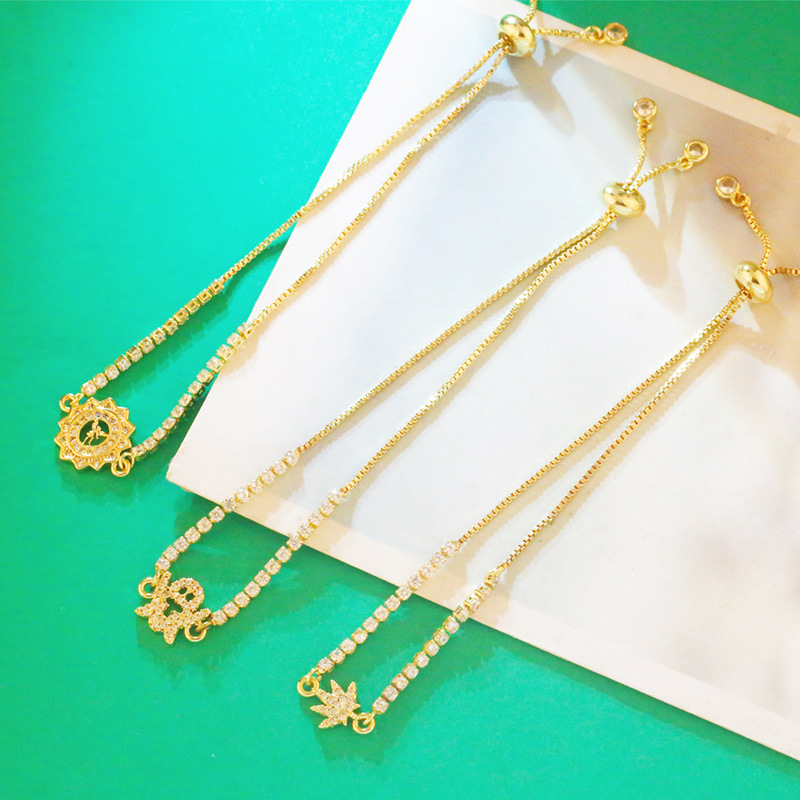 Halloween ghost zircon fashion bracelet wholesale jewelry Nihaojewelry