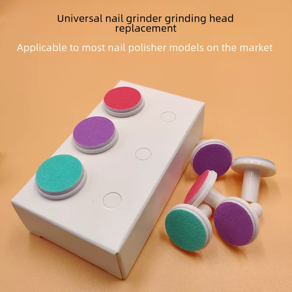 Universal 3 grinding head nail grinder grinding head replacement on the market most baby nail grinder models are applicable.