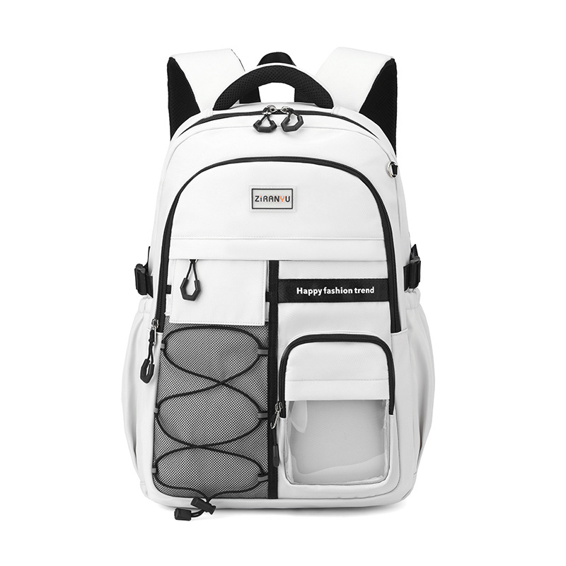 2025 nuevos estudiantes de primaria de secundaria masculinos para reducir la carga de la mochila de escolares de estudiantes de secundaria de niñas de secundaria de gran capacidad para hombres ultraligeros