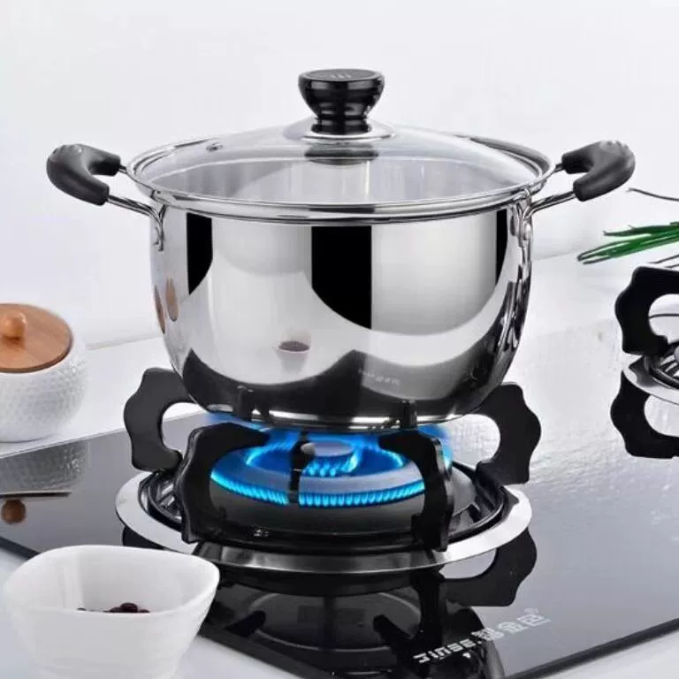 Толстая кастрюля из нержавеющей стали, кастрюля, кастрюля, антипригарная кастрюля