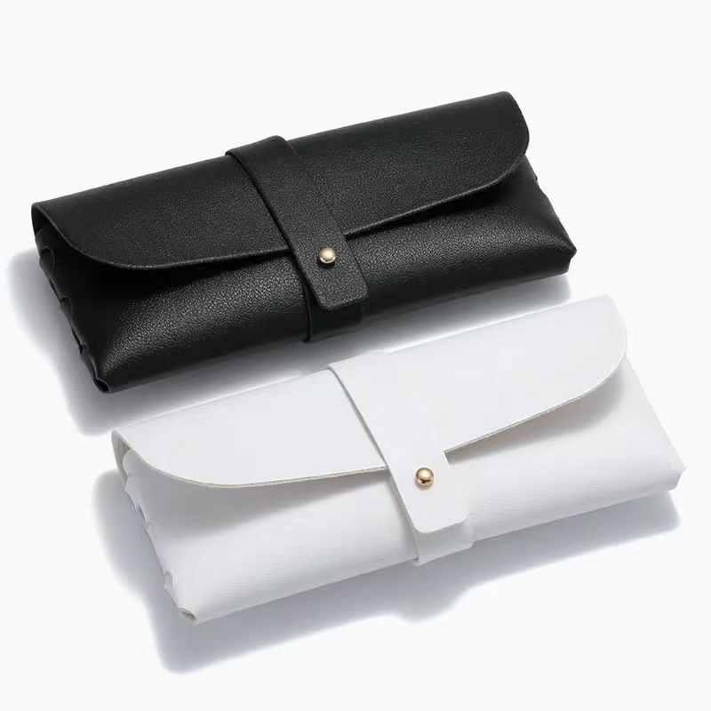 New Style Ring Buckle Sunglasses Leather Case, Square Leather Case, Sunglasses Packaging Box, Complete Set of Myopia Glasses Case, Factory Wholesale New Style Ring Buckle Sunglasses Leather Case, Square Leather Case, Sunglasses Packaging Box, Complete Set of Myopia Glasses Case, Factory Wholesale