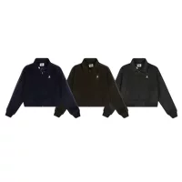 Корейский модный бренд Rest&Recreation, шерстяная короткая куртка с двойной застежкой и вышивкой для мужчин и женщин