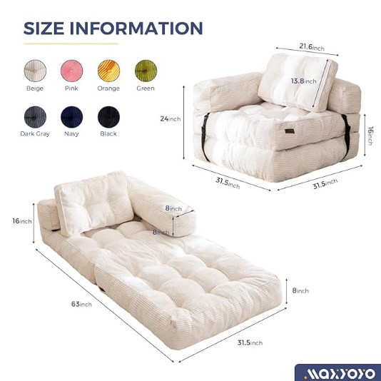 Amazon vacío compresión sofá 2 en 1 sofá cama plegable sala de estar tatami sofá perezoso