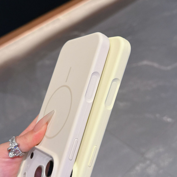 适用苹果17ProMax手机壳液态硅胶细圈磁吸iphone16纯色防摔保护套|undefined