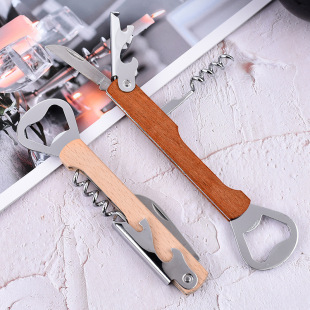 Factory wholesale stainless steel wine bottle opener beer bottle opener creative wine knife beverage soda bottle opener