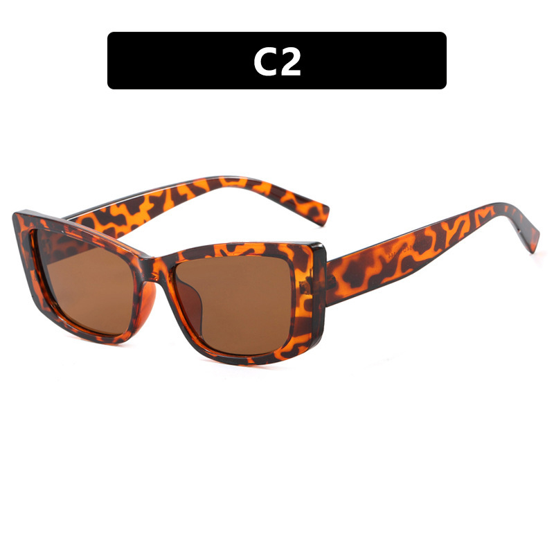 Nuevas gafas de sol de ojo de gato de marco pequeño retro con bisagra de metal para hombres y mujeres, gafas de sol de sombra callejera de alta gama Sunglass