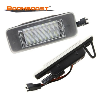 18LED white light black cotton – License plate lamp