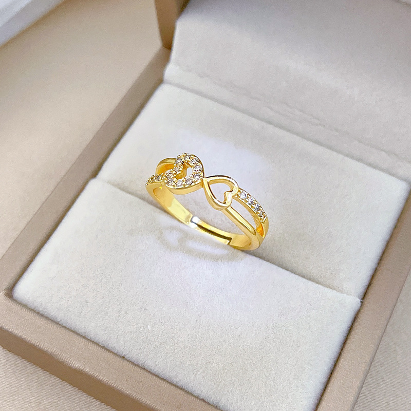 Herzmotiv Designer Ring Für Damen Modischer Schmuck Für Finger_voghion.com