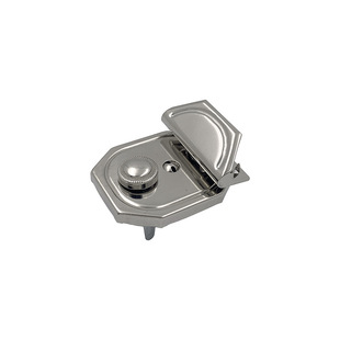 Hexagonal bag buckle iron briefcase lock computer bag lock luggage lock buckle decorative lock hardware lock wholesale