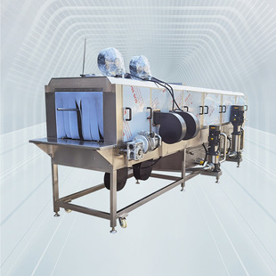 Egg Basket Turnover Basket Washing Machine Trash Can Decontamination Basket Washing Machine Commercial Fully Automatic Basket Washing Equipment Manufacturer Supply