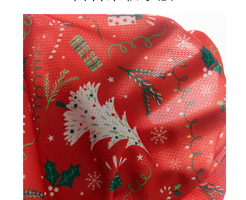 Polyester Material Casual Polyester Christmas Animal Snowman Pet Accessories 1 Piece