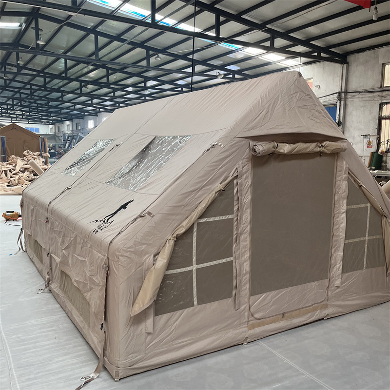 Factory Direct Inflatable Tent 12 Square Meters Outdoor Camping Style 600D Oxford Cloth Home Camping Style Mobile Overnight Cabin