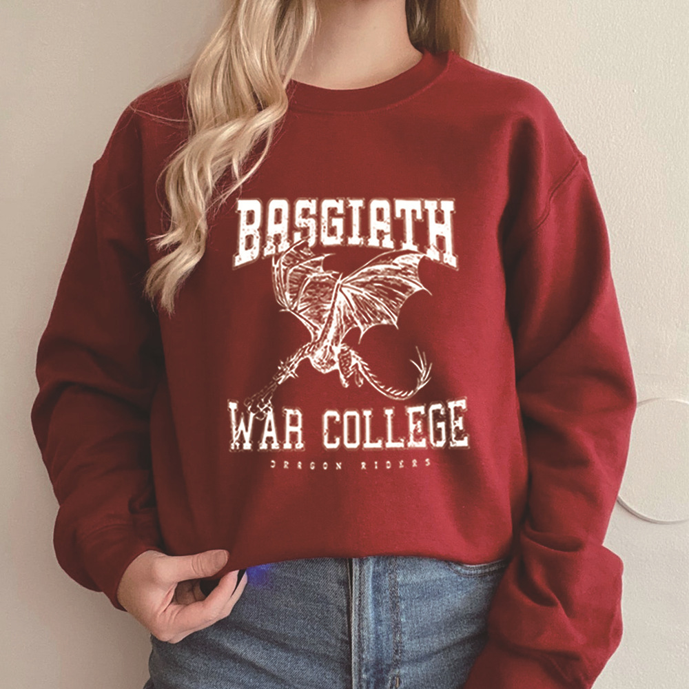 Retro Basgiath War College Sweatshirt Fourth Wing Hoodie Dra