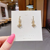 Advanced wall earrings from pearl, 2023 collection, high-quality style, light luxury style, internet celebrity