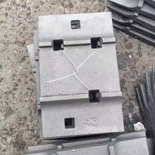 铁垫板枕木用 铸铁轨道垫板铁路器材 矿用轨道铁垫板38KG43KG