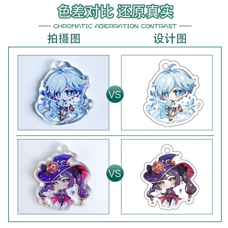 亚克力钥匙扣定制创意diy个性照片挂件卡通动漫周边立牌摆件定做|undefined
