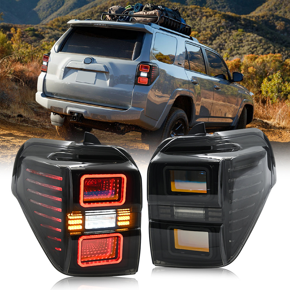 Suitable for Toyota 4Runner 2010-2020 Modified Led Tail Light Assembly Anti-Rear Collision Led Lights