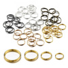 DIY key ring accessory material double circle opening ring double -layer iron ring connection ring key interface wholesale