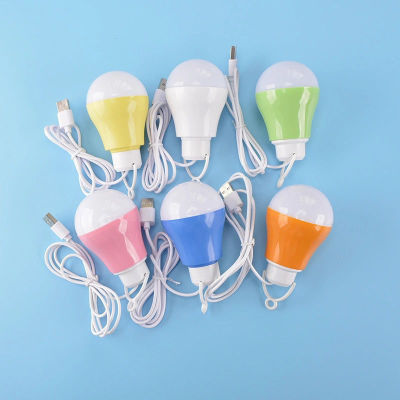 USB bulb outdoors Meet an emergency LED Super Bright Ball 5w Street vendor Camping lights data line led Take it with you Night light