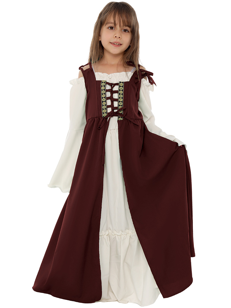 르네상스 롱스커트(레드)