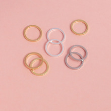 镀18K保色闭口圈平口圈开口圈单圈diy项链手链手工饰品材料连接圈