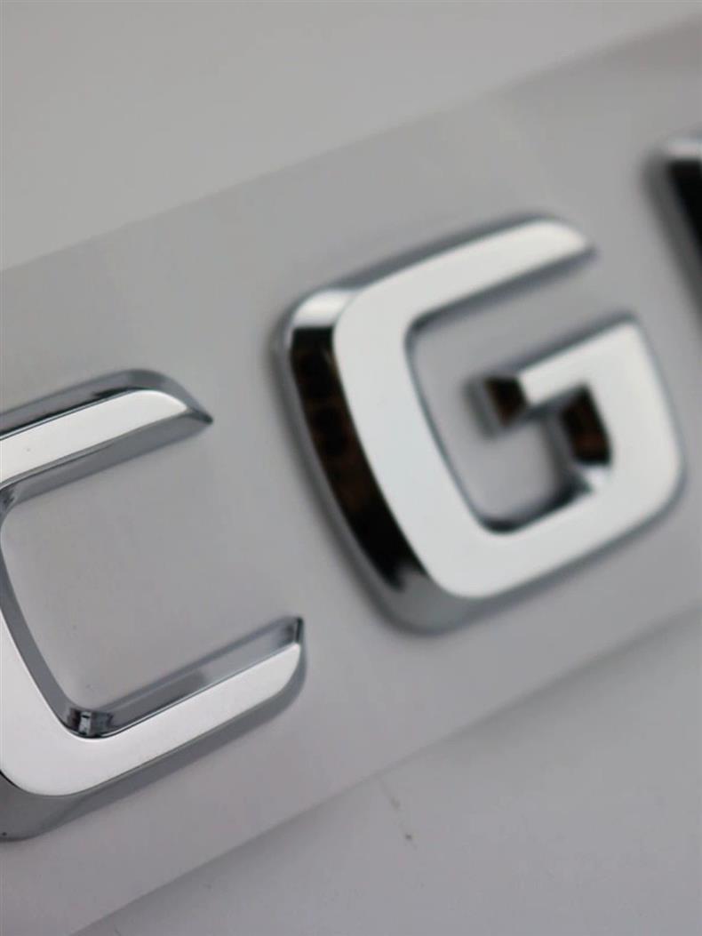 Old Mercedes-Benz turbocharged CGI English modification car emblem, diesel version, CDI lettering, rear tail emblem, car sticker, black