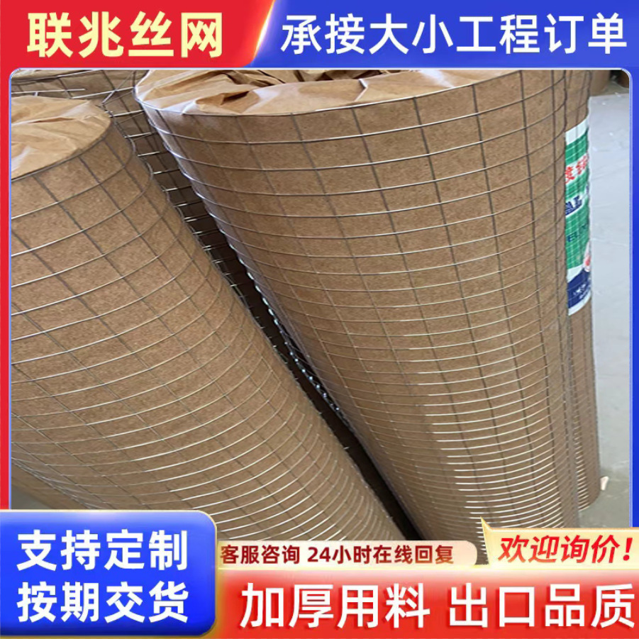 镀锌电焊网厂家外墙保温抹灰网养殖围栏网镀锌钢丝网3cm孔铁丝网