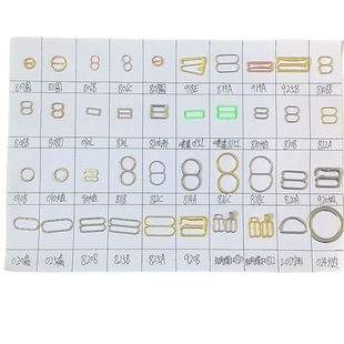 Factory zinc alloy plating 089 ring bra vest shoulder strap underwear adjustment buckle clothing accessories underwear accessories