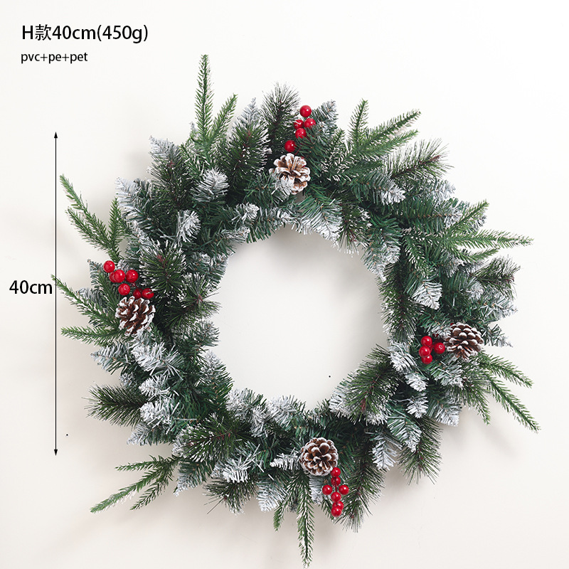 Nuevos colgantes de guirnaldas de Navidad colgantes de pared pe guirnaldas de hotel centro comercial escenario de decoración de Navidad props