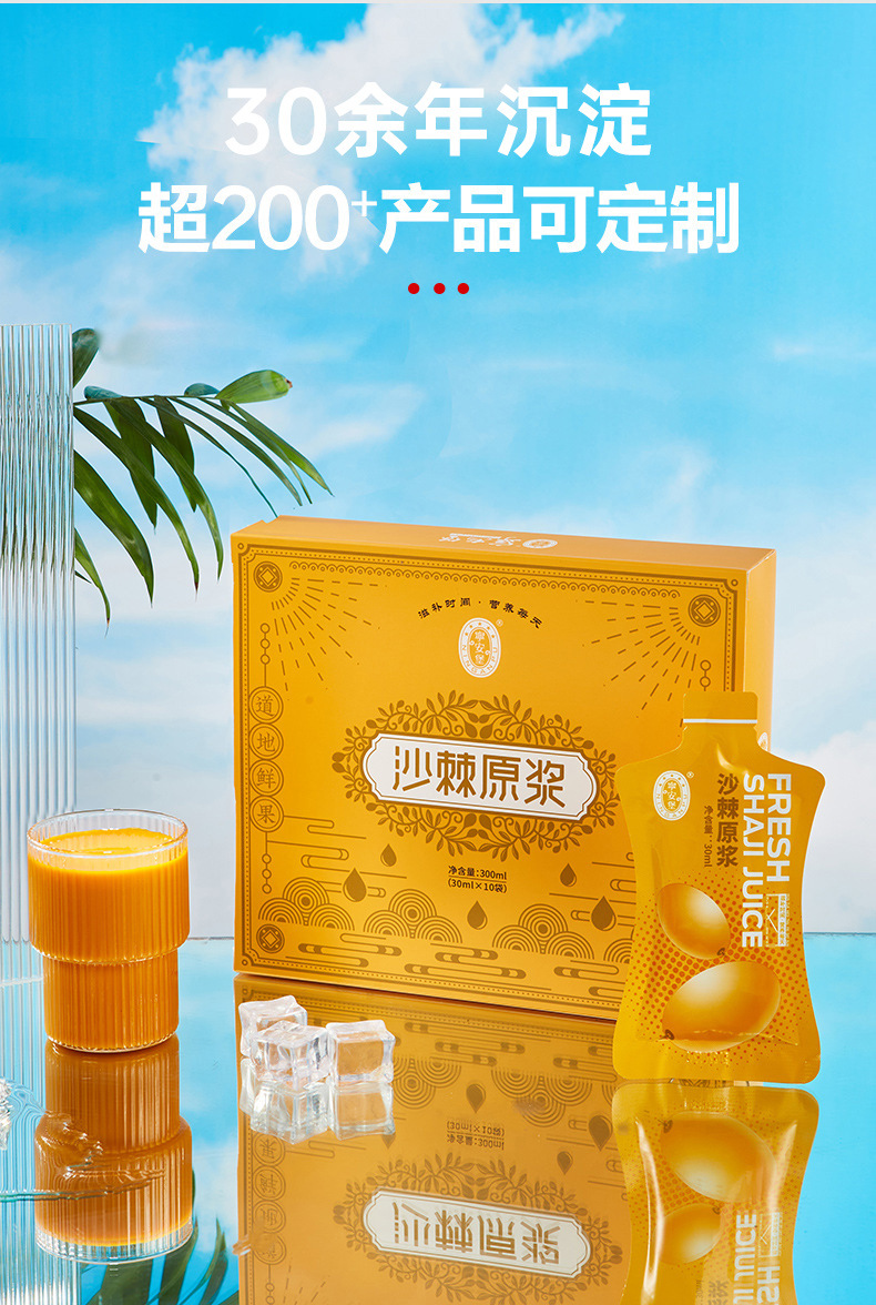 Sea Buckthorn Puree Juice Concentrate Ningxia Origin OEM Private Label Bulk Supply key features