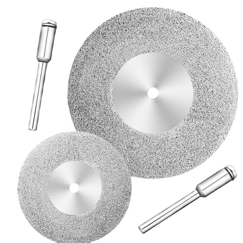 12pc solid diamond cutting disc polishing disc emery jade small slice electric grinding saw blade beauty tooth grinding disc