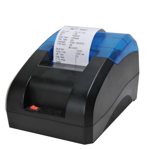 [Store manager recommendation] 5801 USB + Bluetooth version + 1 roll of printing paper (supermarket cashier and catering receipt)