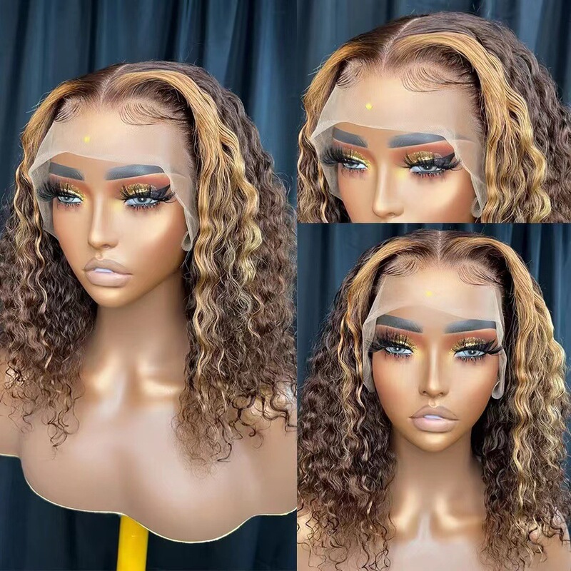 Lace Front Wig with Transparent Front, Glue-Free, High-Definition Human Hair with Pre-Plucked Baby Hairline, Brazilian Wig