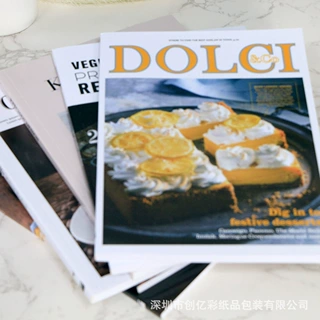 40款新款现代美食摆件橱具摄影书酒店样板房洽谈区装饰杂志书
