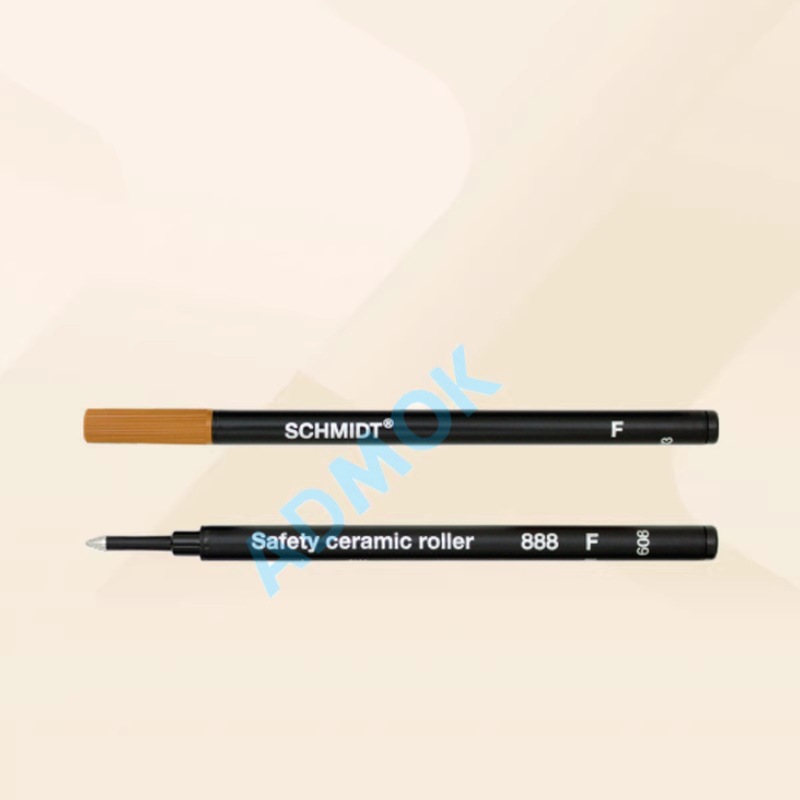 ADMOK-German SCHMIDT Schmidt Ballpoint Pen Refill 0.6 Super Smooth Black, Blue 888F